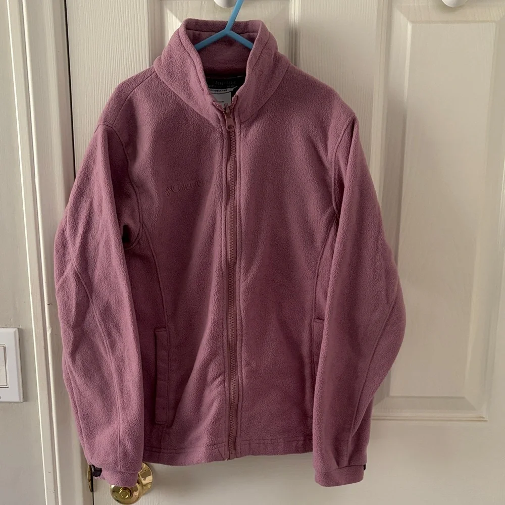 Columbia Dusty Mauve‎ Full-Zip Fleece Jacket